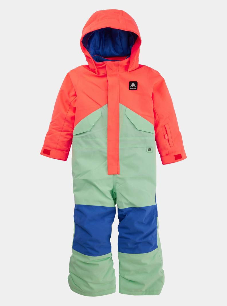 Burton 2L Overaly Detske Oranžové Zelene | 85136-HTBY