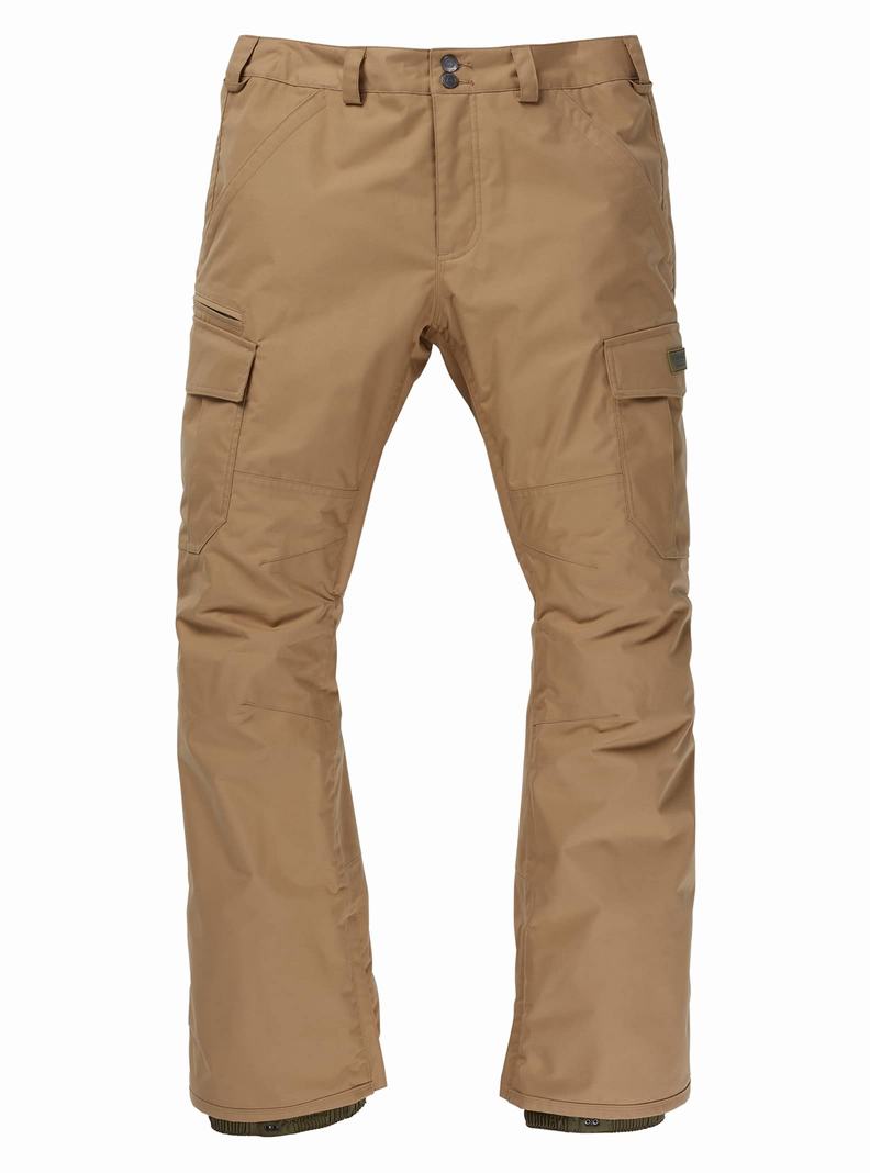 Burton 5L Cargo (Relaxed Fit) Snowboardove Nohavice Panske Hnedožltý | 79840-MGJC