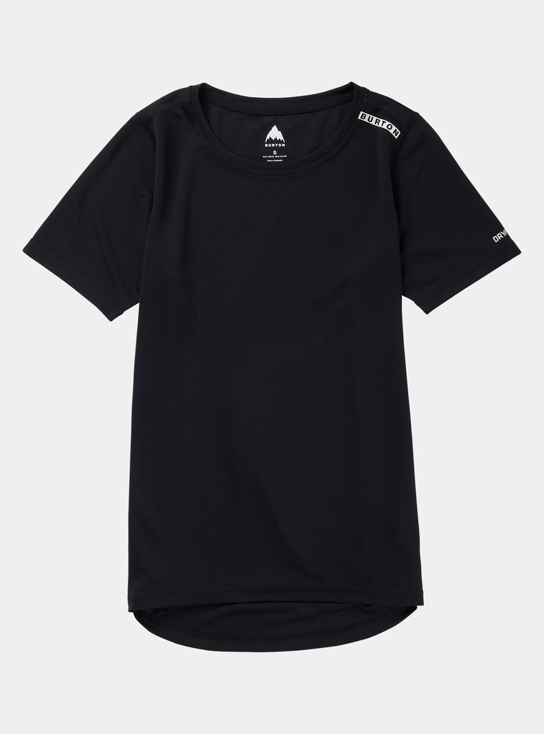 Burton Active Kratke Sleeve Tričko Damske Čierne | 25964-YEIV