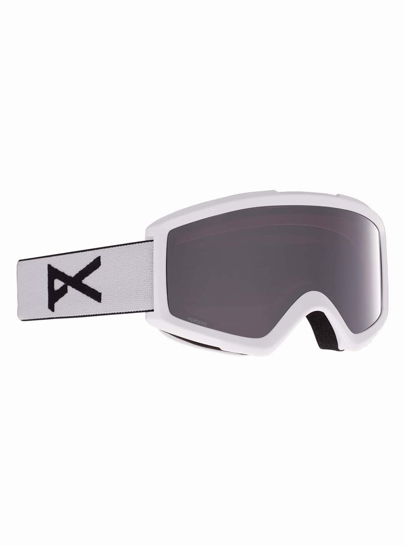 Burton Anon Helix 2.0 Low Bridge Fit Okuliare Panske Biele Oranžové Čierne | 08695-IWAV