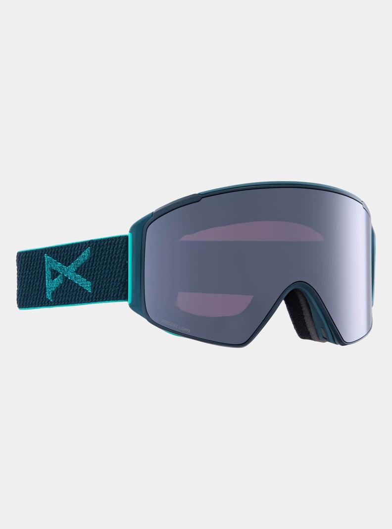 Burton Anon M4S Goggles (Cylindrical) + Bonus Lens + MFI® Face Mask Okuliare Damske Čierne Oranžové Červené | 80427-DNPB