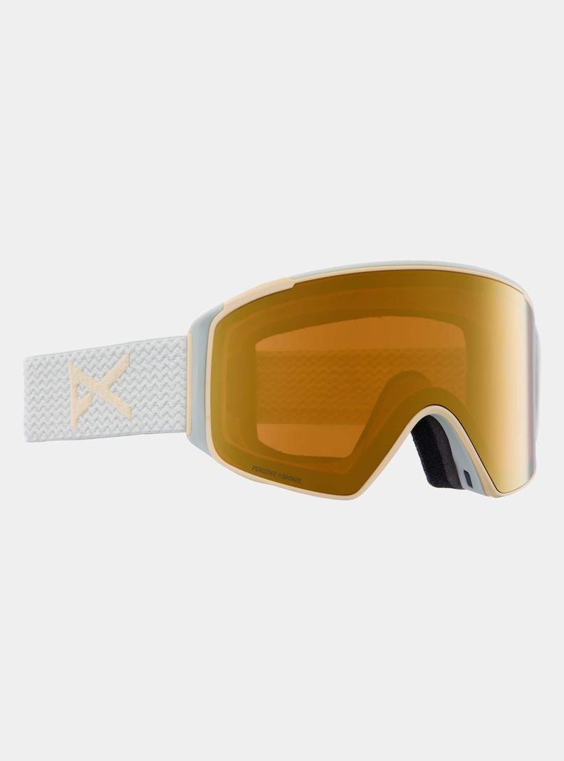 Burton Anon M4S Goggles (Cylindrical) + Bonus Lens + MFI® Face Mask Okuliare Damske Oranžové Čierne Nachový | 98401-CKAN