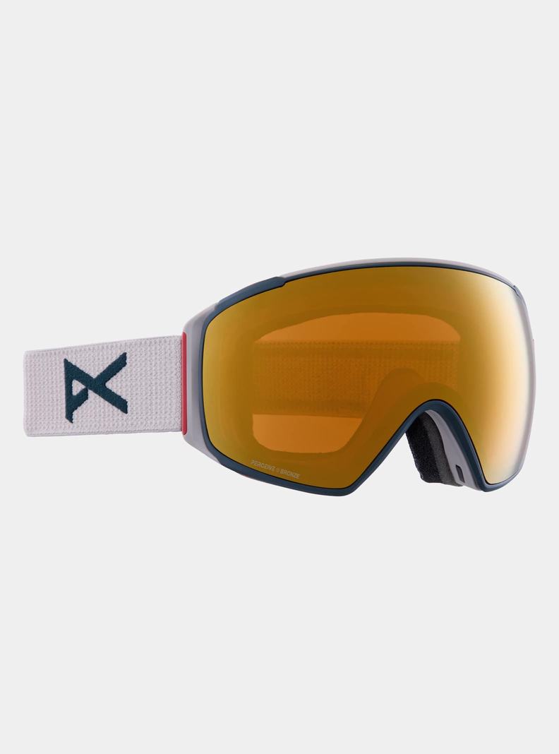 Burton Anon M4S Goggles (Toric) + Bonus Lens + MFI® Face Mask Okuliare Damske Siva Oranžové | 06419-LROB