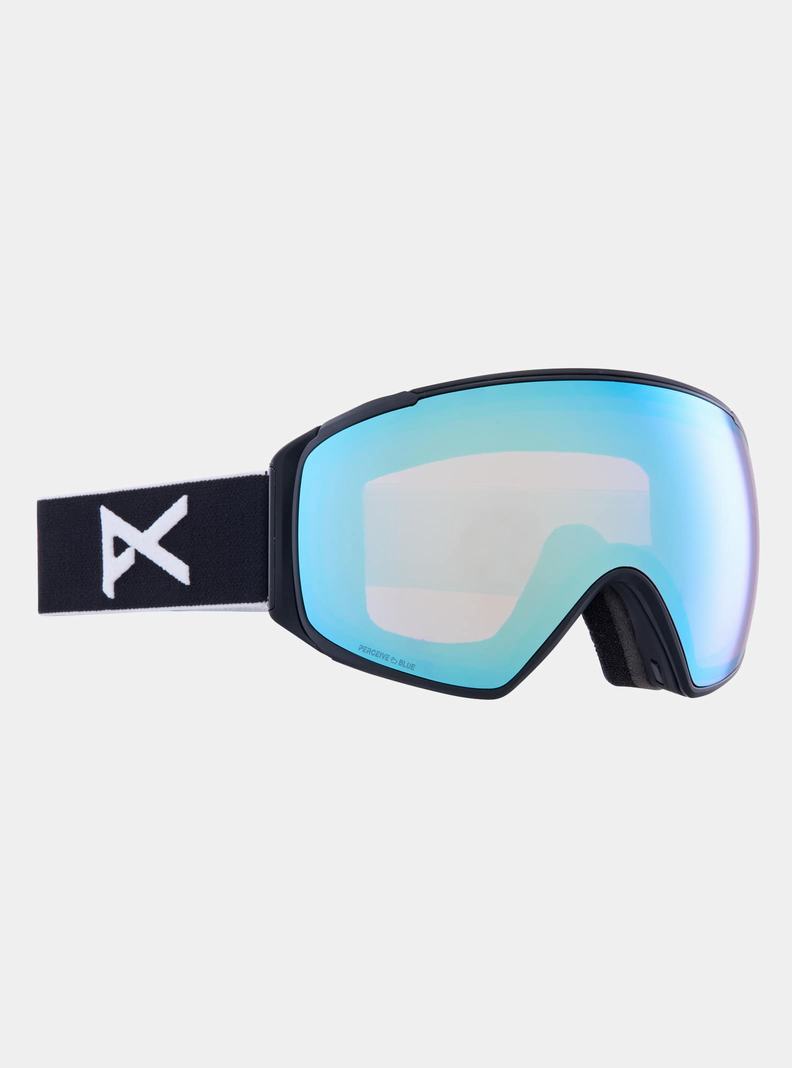 Burton Anon M4S Goggles (Toric) + Bonus Lens + MFI® Face Mask Okuliare Damske Čierne Modre Ruzove | 35724-YVOG