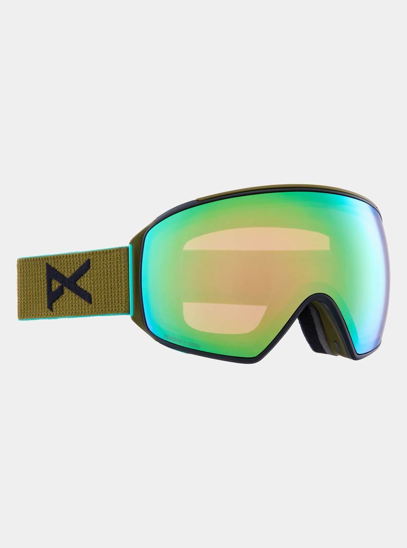 Burton Anon M4 Goggles (Toric) + Bonus Lens + MFI® Face Mask Okuliare Damske Zelene Ruzove | 05639-FCEQ