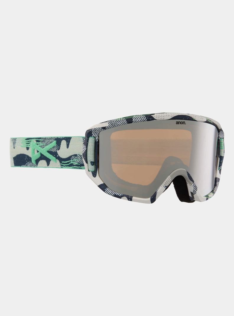 Burton Anon Relapse Jr. Goggles + MFI® Face Mask Okuliare Detske Modre Strieborne | 18047-NKPS