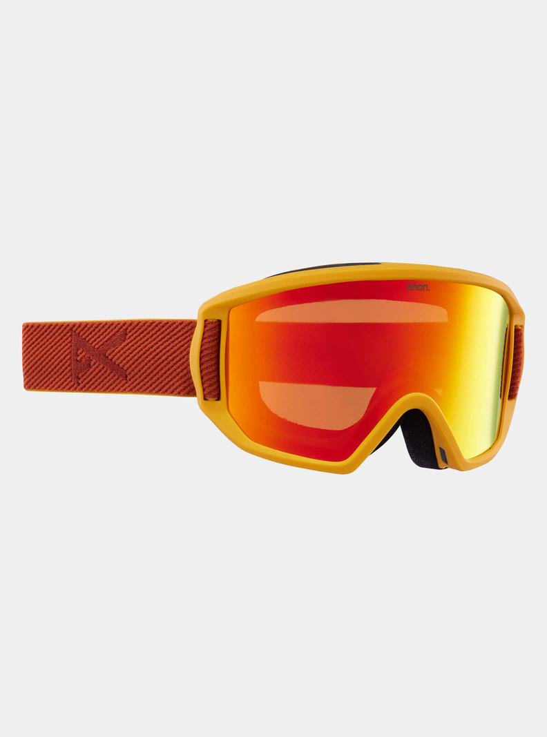 Burton Anon Relapse Jr. Goggles + MFI® Face Mask Okuliare Detske Červené | 47239-FAQE