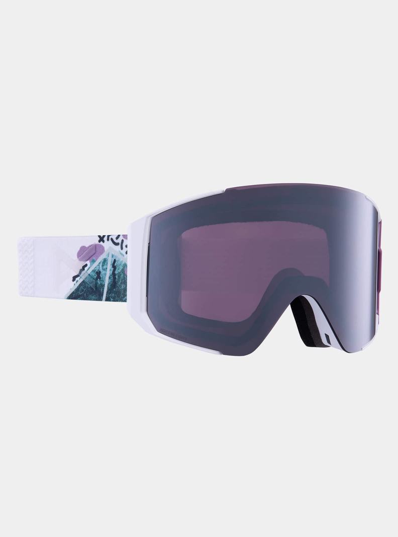 Burton Anon Sync Goggles + Bonus Lens Okuliare Panske Oranžové Čierne Nachový | 43286-ZIVM