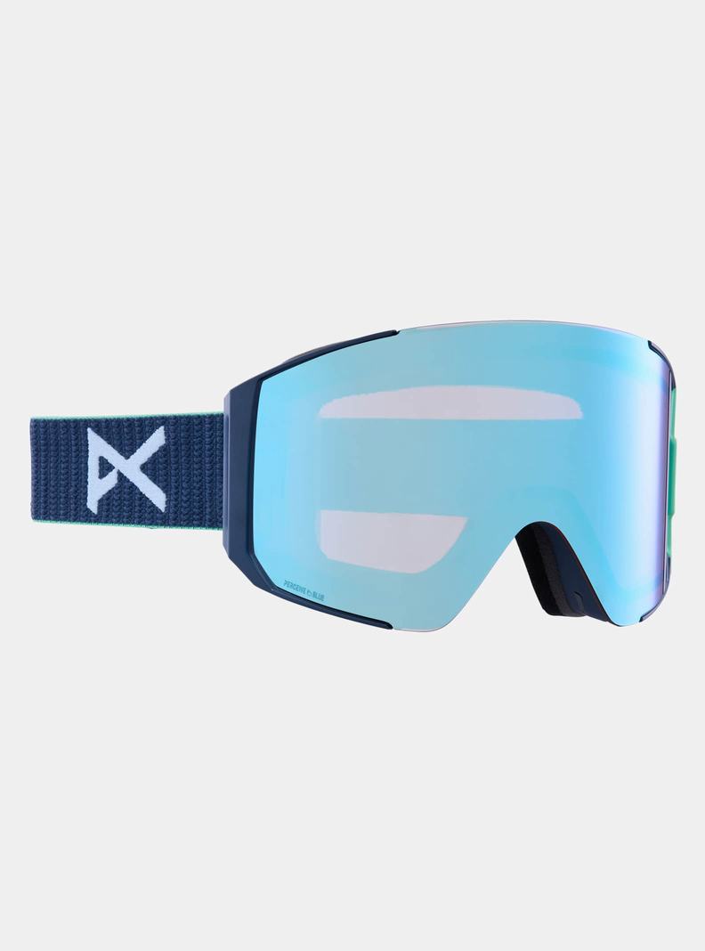 Burton Anon Sync Low Bridge Fit Goggles + Bonus Lens Okuliare Panske Námornícka Modrá Modre Ruzove | 68279-RFJQ