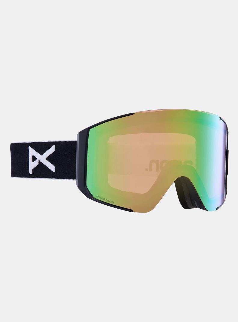 Burton Anon Sync Low Bridge Fit Goggles + Bonus Lens Okuliare Damske Čierne Zelene Ruzove | 98347-CEHW