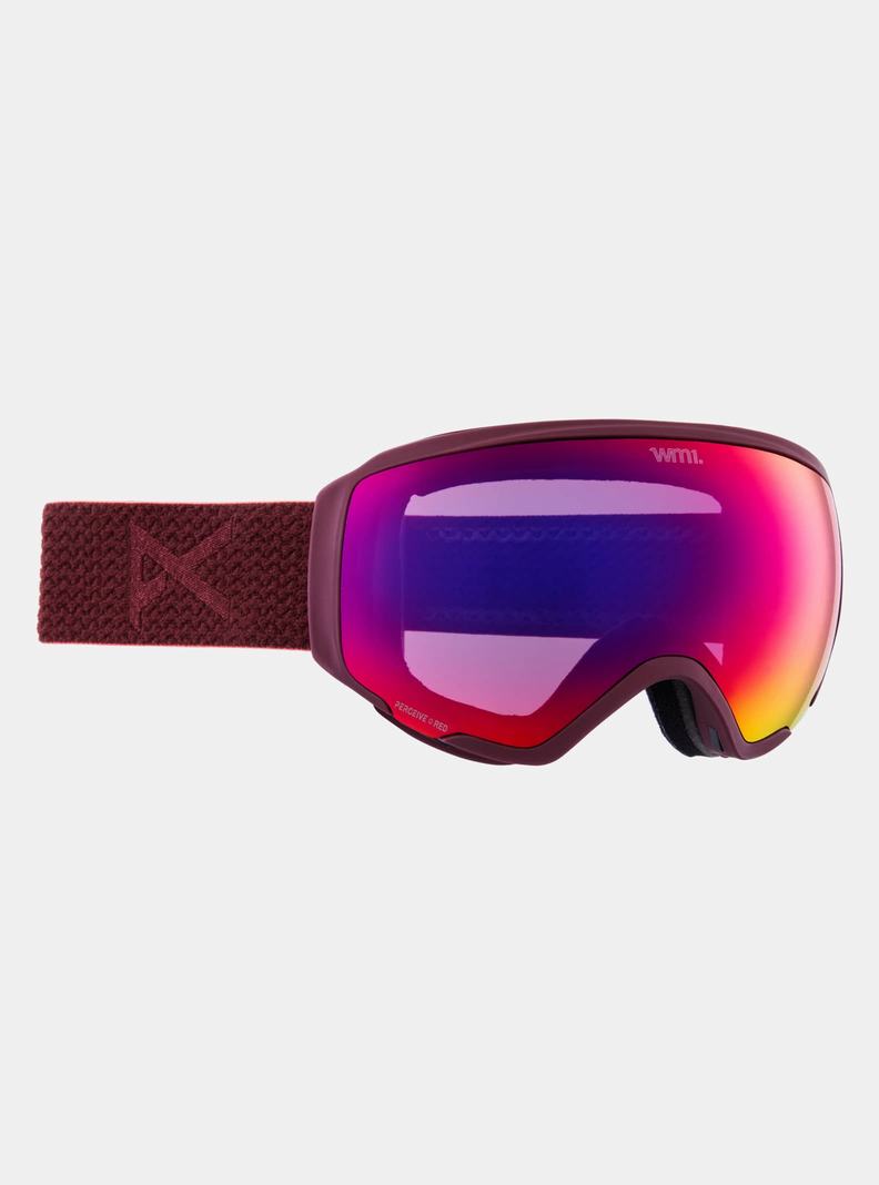 Burton Anon WM1 Goggles + Bonus Lens + MFI® Face Mask Okuliare Panske Oranžové Červené | 42506-DCUS