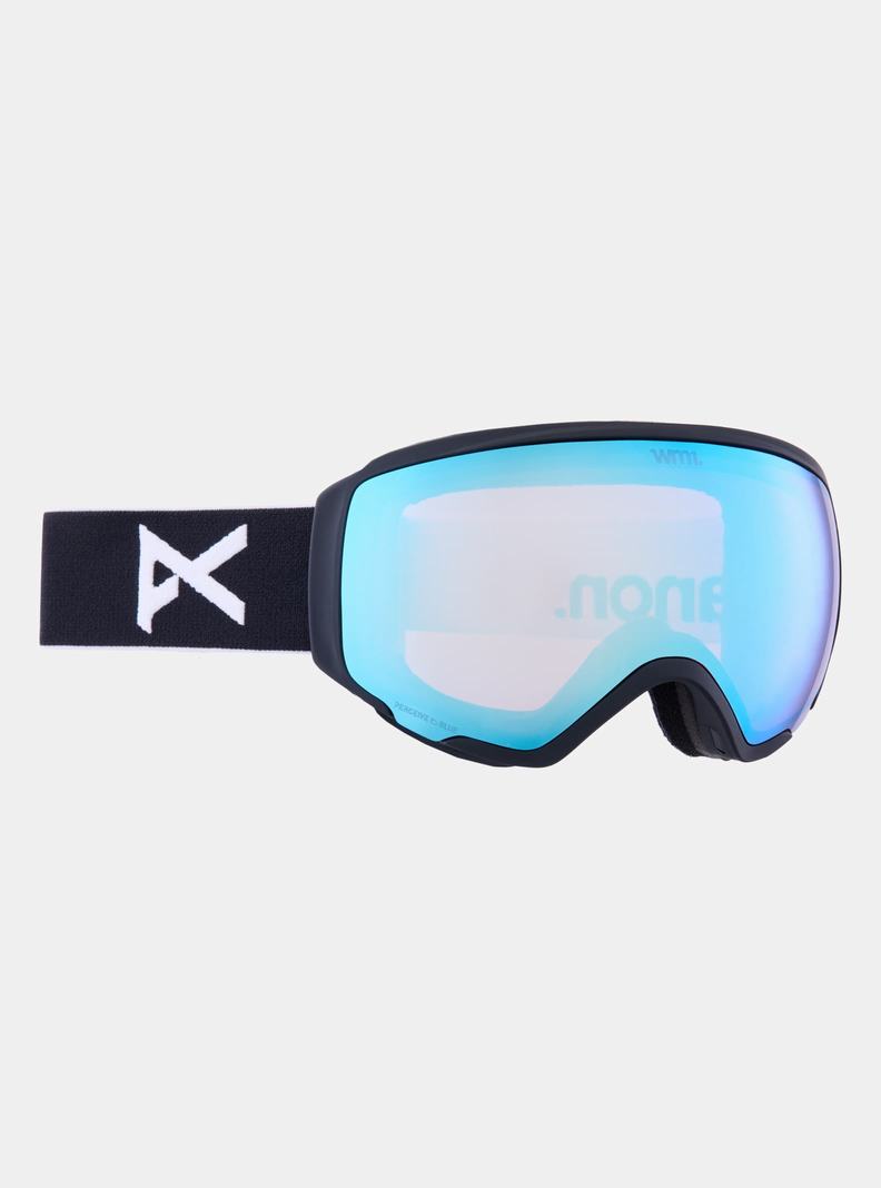 Burton Anon WM1 Goggles + Bonus Lens + MFI® Face Mask Okuliare Panske Čierne Modre Ruzove | 96137-KCGV