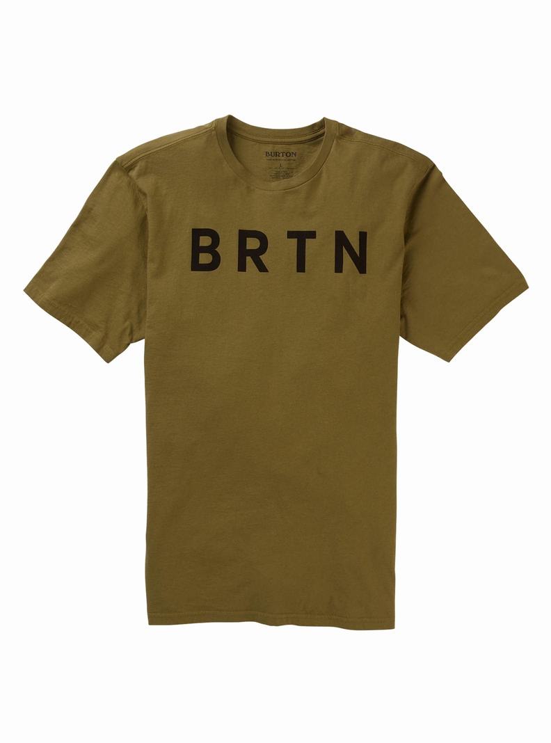 Burton BRTN Kratke Sleeve Tričko Damske Olivovo Zelená | 28645-WTID