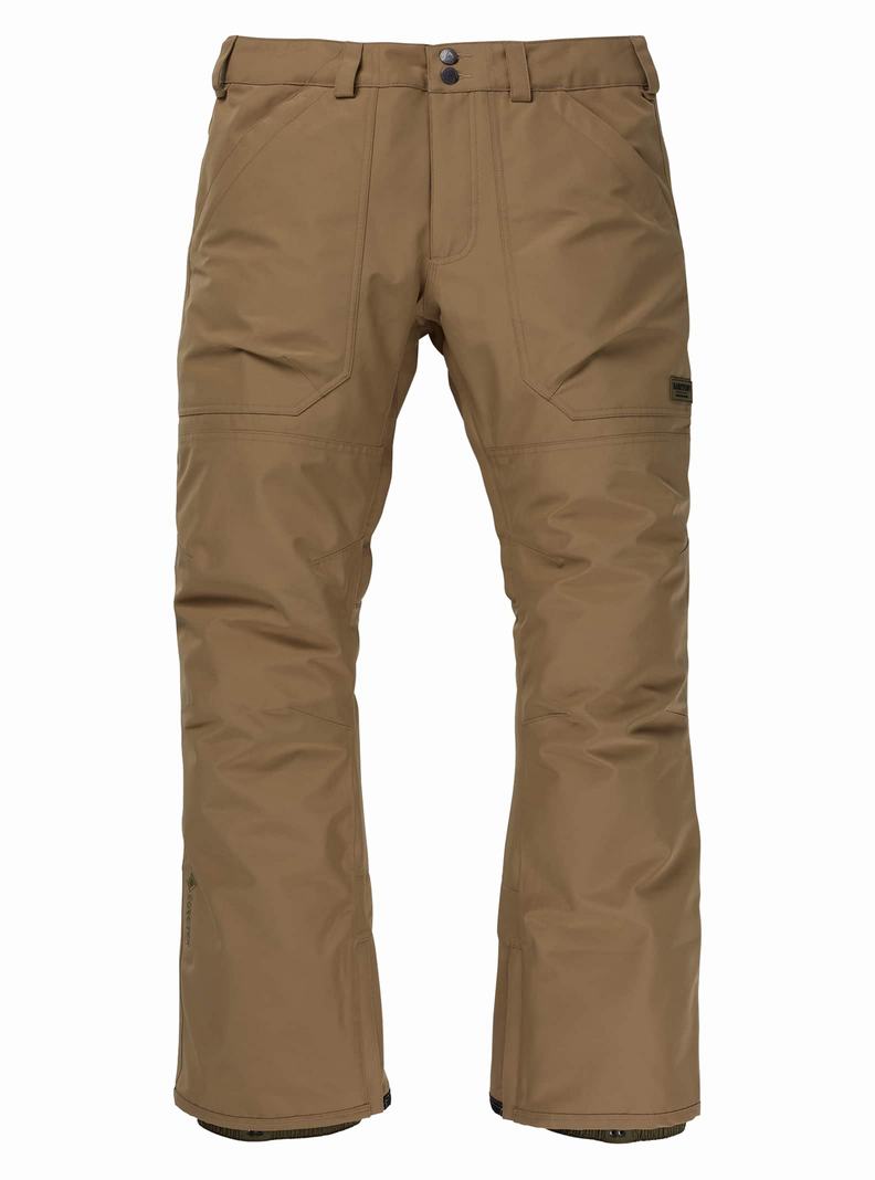Burton Ballast GORE‑TEX 2L (Vysoke) Snowboardove Nohavice Panske Hnedožltý | 31982-WGEY
