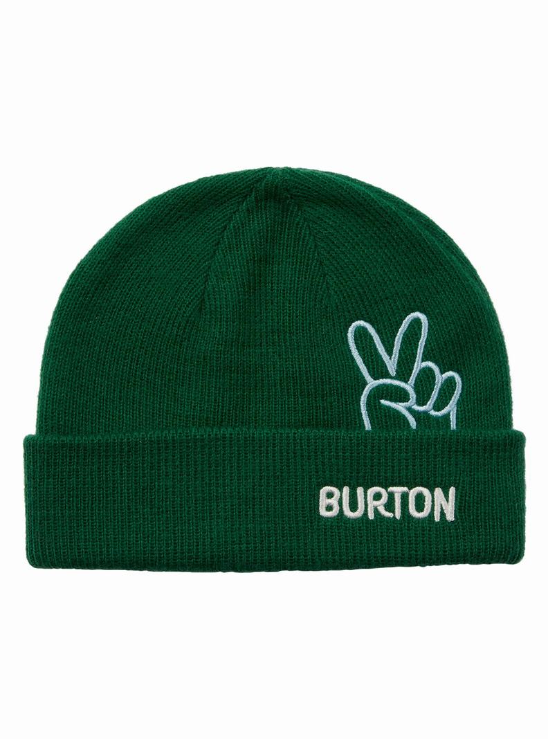 Burton Beanie Čiapky Detske Zelene | 94850-BIUD