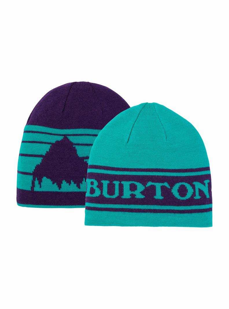 Burton Billboard Reversible Čiapky Detske Nachový Zelene | 72351-FQDP