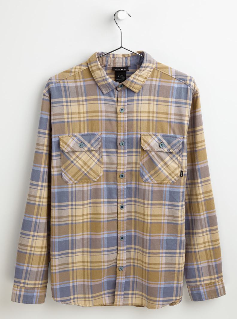 Burton Brighton Flannel Košele Panske Hnedožltý Modre | 42560-FWLE