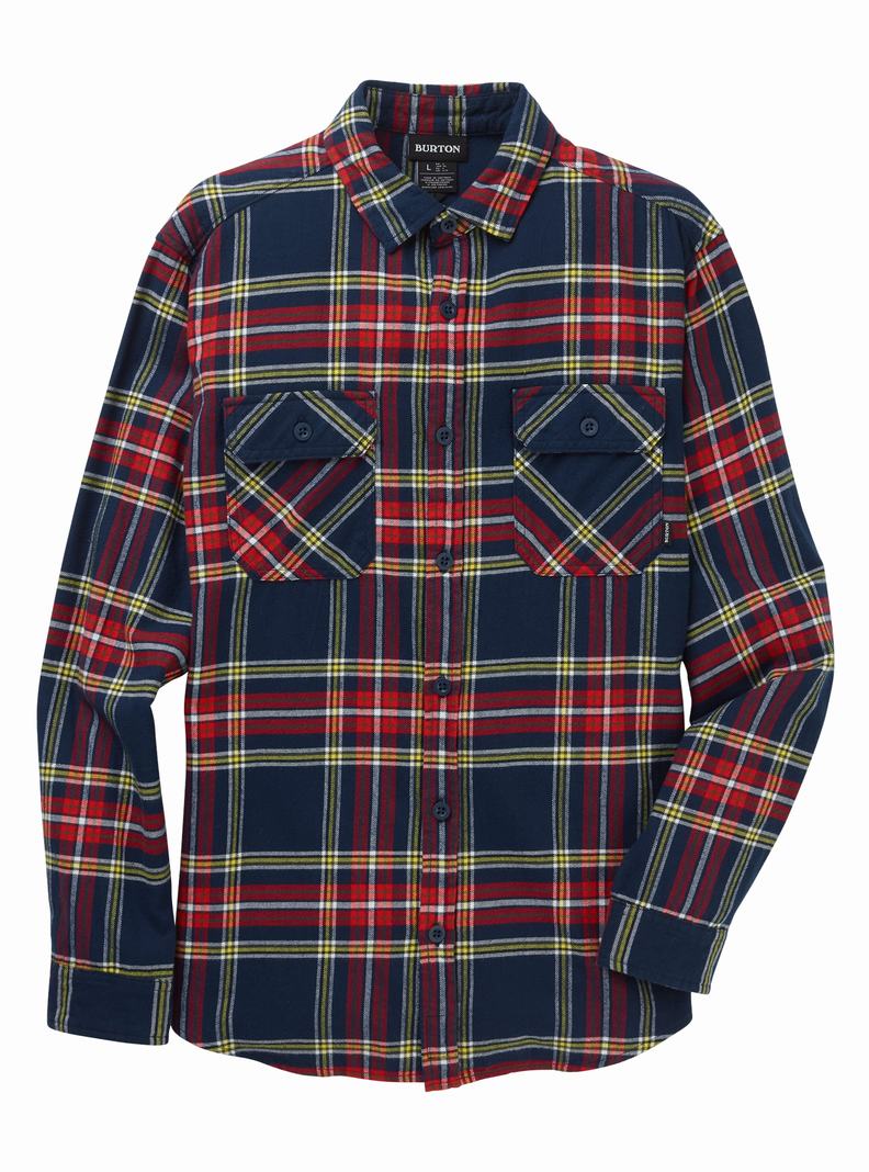 Burton Brighton Flannel Košele Panske Modre | 24601-YLDQ