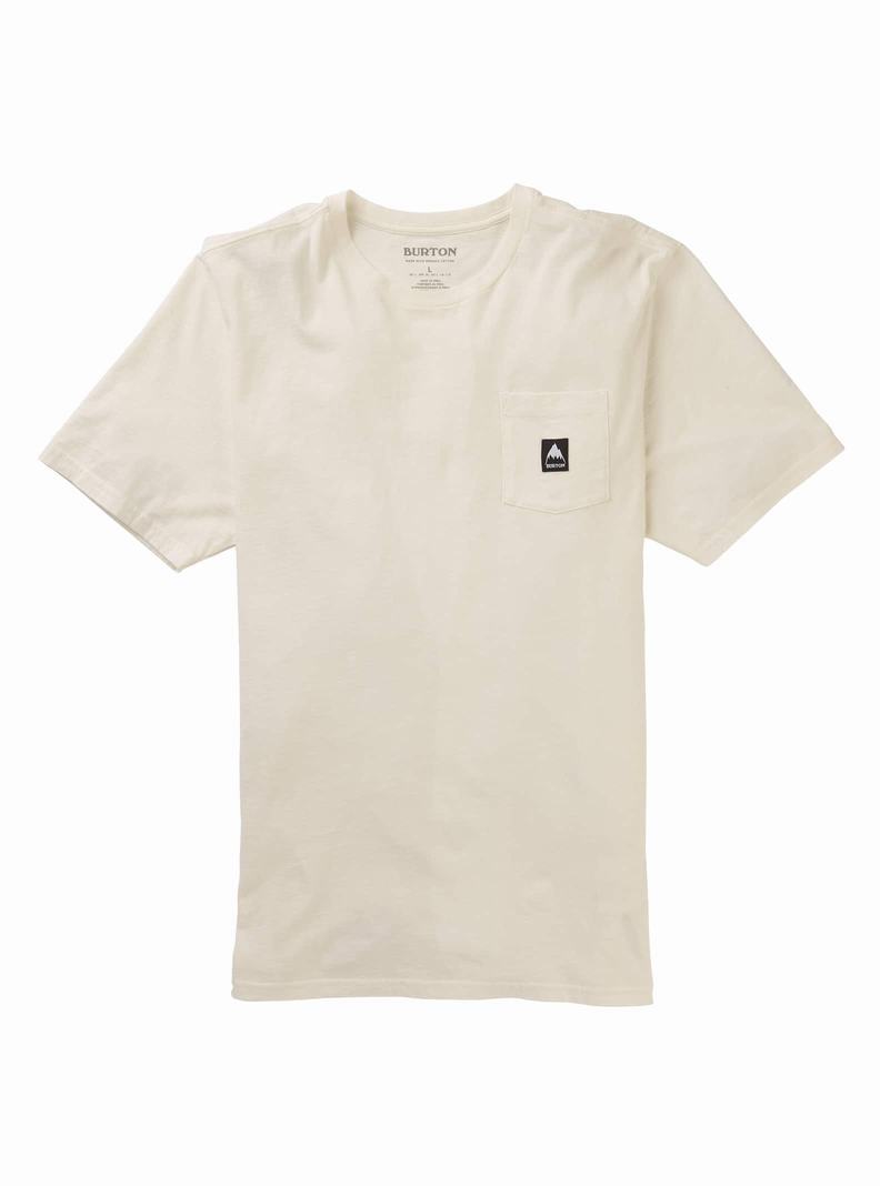 Burton Colfax Kratke Sleeve Tričko Damske Biele | 28936-FSHV