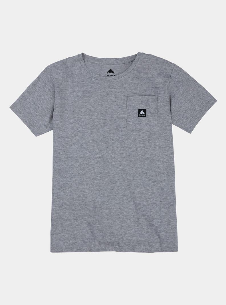 Burton Colfax Kratke Sleeve Tričko Damske Siva | 53869-ULTX