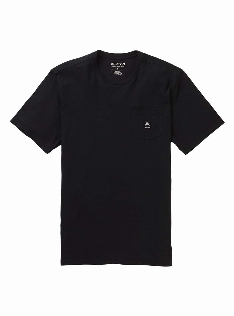Burton Colfax Kratke Sleeve Tričko Damske Čierne | 83745-PMAV