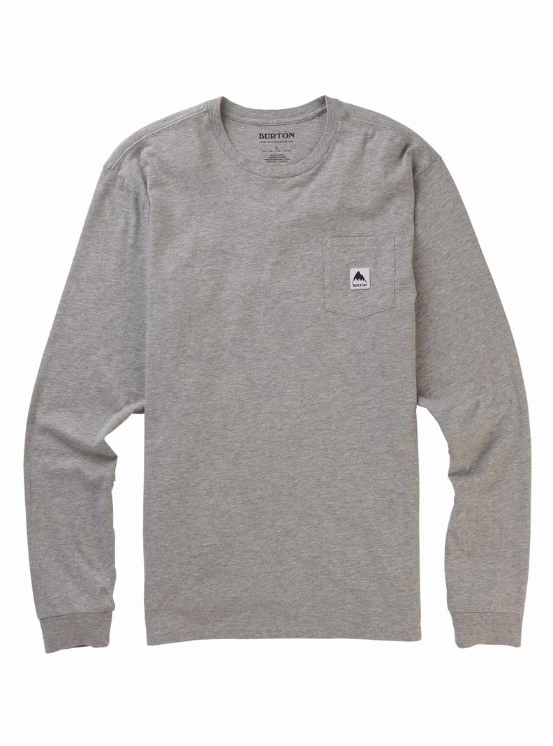Burton Colfax Long Sleeve Tričko Damske Siva | 48096-XIAU