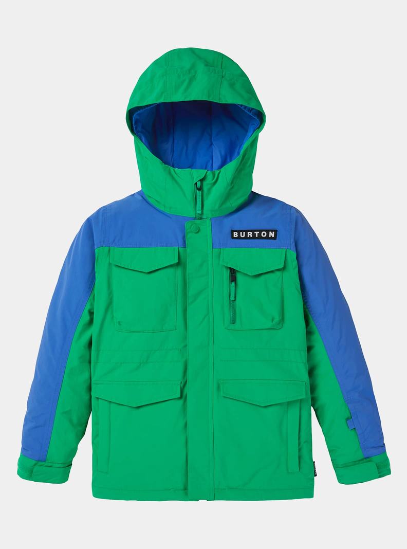 Burton Covert 2L Zimní Bunda Detske Zelene Modre | 32596-OMDQ