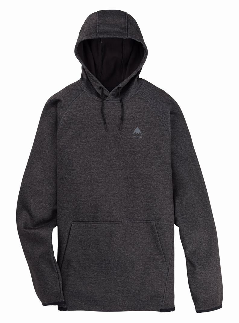 Burton Crown Weatherproof Pullover Fleece Mikina Panske Čierne | 65780-XQVU