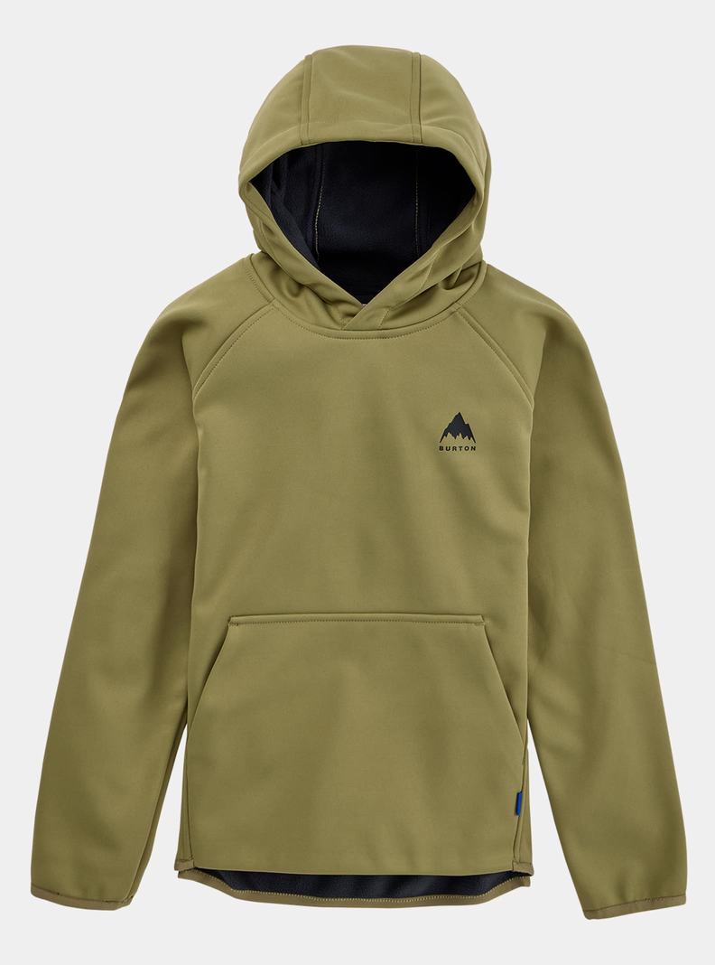 Burton Crown Weatherproof Pullover Fleece Mikina Detske Olivovo Zelená | 71365-FBOA
