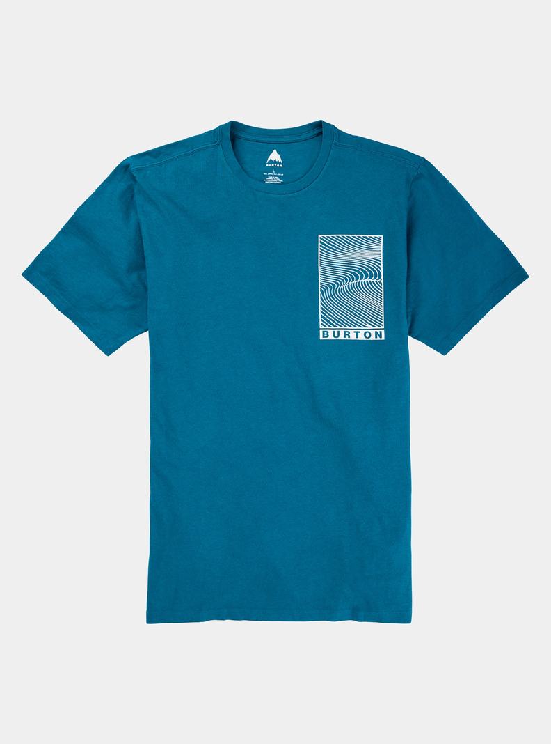 Burton Custom X Kratke Sleeve Tričko Panske Modre | 54620-NQDA