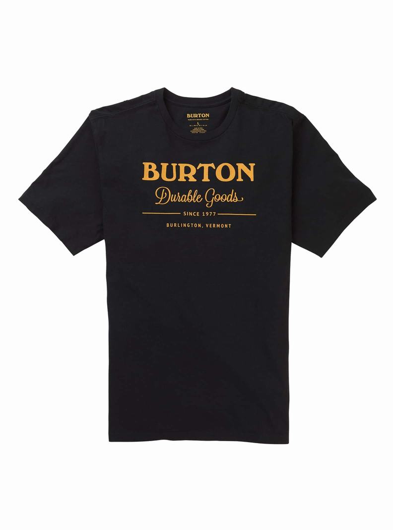 Burton Durable Goods Kratke Sleeve Tričko Panske Čierne | 28560-DVOR