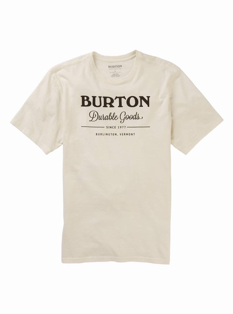 Burton Durable Goods Kratke Sleeve Tričko Damske Biele | 68039-CYBX
