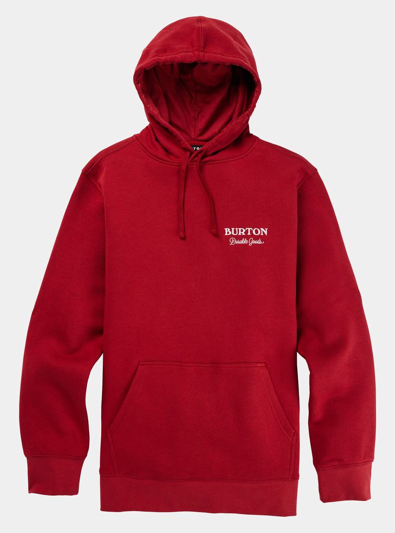 Burton Durable Goods Pullover Mikina Damske Červené | 24196-QHYU