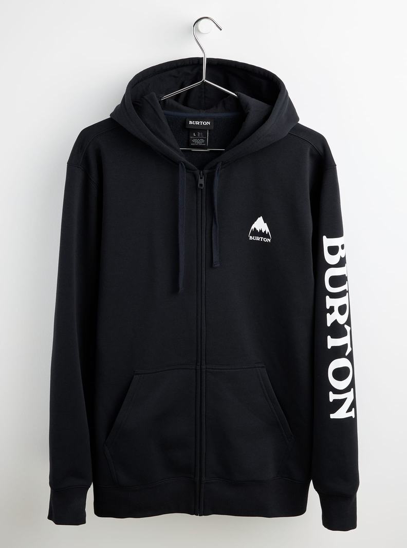 Burton Elite Full-Zip Mikina Damske Čierne | 62879-ANDF