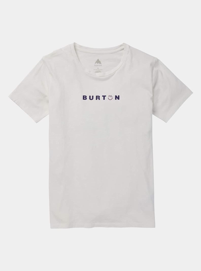 Burton Feelgood Kratke Sleeve Tričko Damske Biele | 74918-ZTHU
