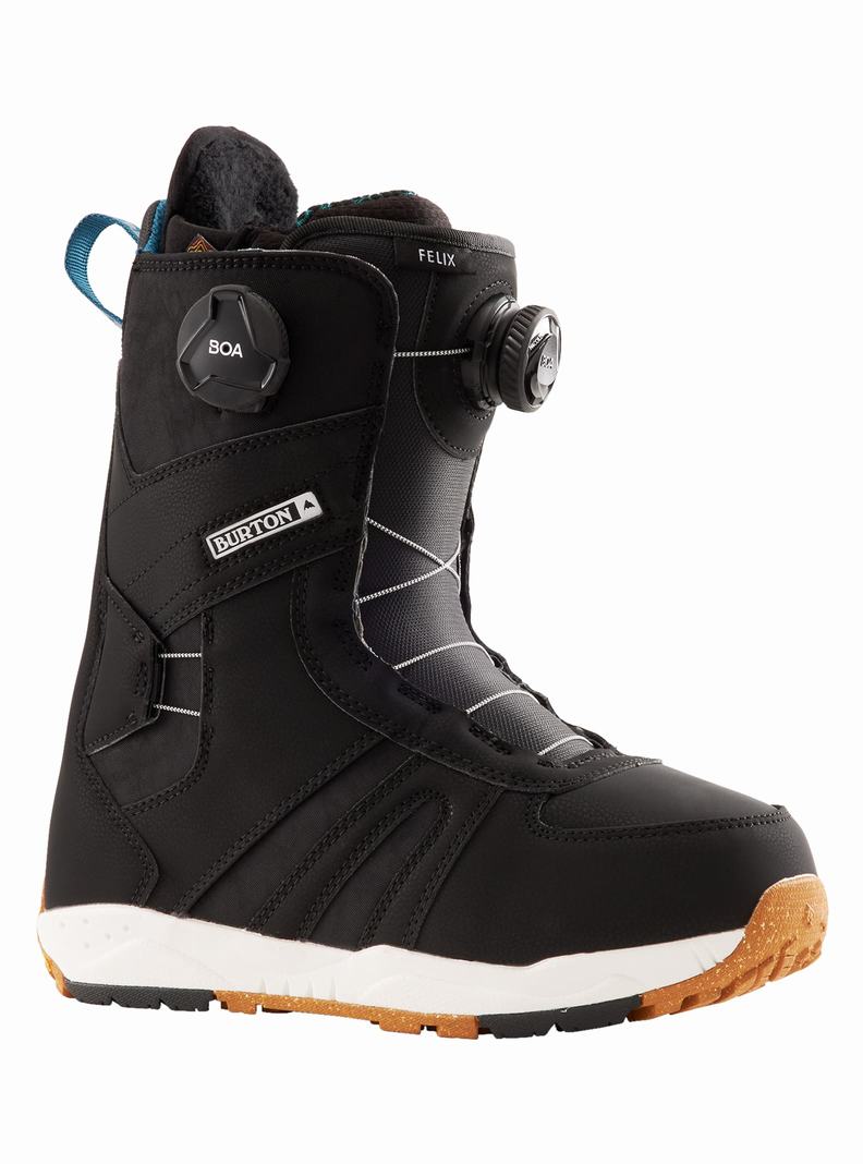 Burton Felix BOA® Snowboardové Topánky Damske Čierne | 72610-POXQ
