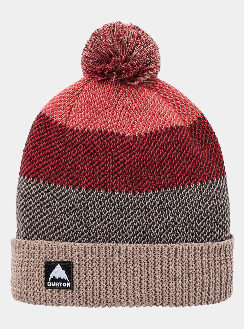 Burton Fleece-Podsite Pom Čiapky Detske Hnedožltý | 60721-KOUW