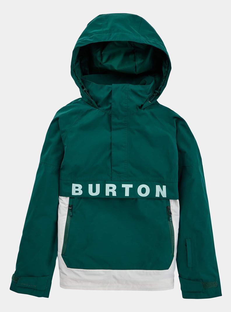 Burton Frostner 2L Anorak Zimní Bunda Damske Hnede Biele | 63978-UFXG