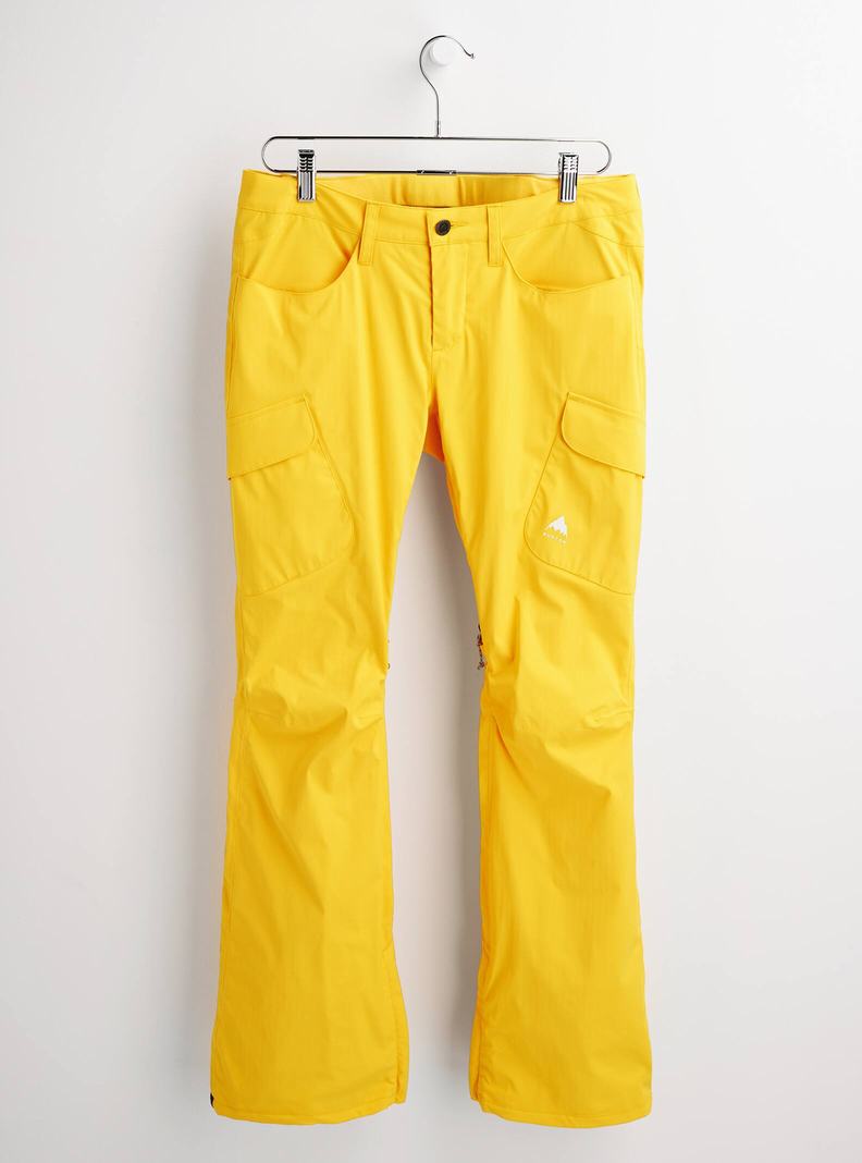 Burton GORE‑TEX Gloria Snowboardove Nohavice Damske Žlté | 92376-BEXW