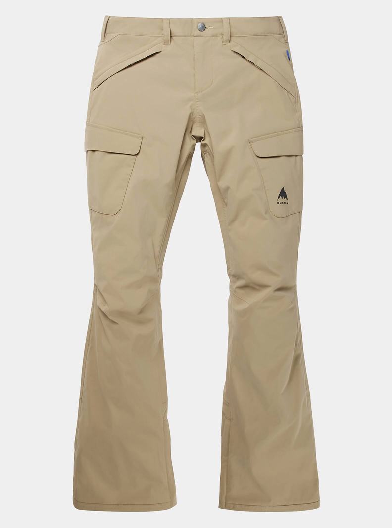 Burton Gloria GORE-TEX 2L (Vysoke) Snowboardove Nohavice Damske Hnedožltý | 76841-XLOG