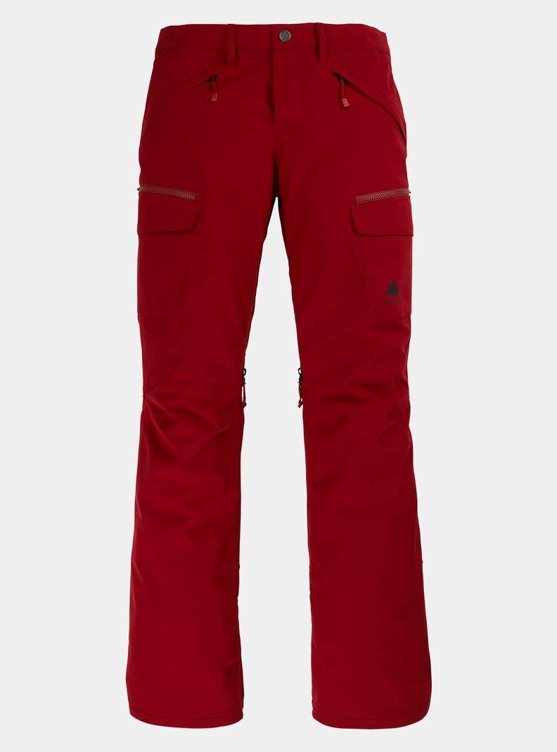 Burton Gloria Stretch 2L Snowboardove Nohavice Damske Červené | 62743-URKZ