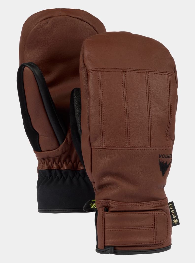 Burton Gondy GORE-TEX Kozene Rukavice Panske Hnede | 54387-GUJE