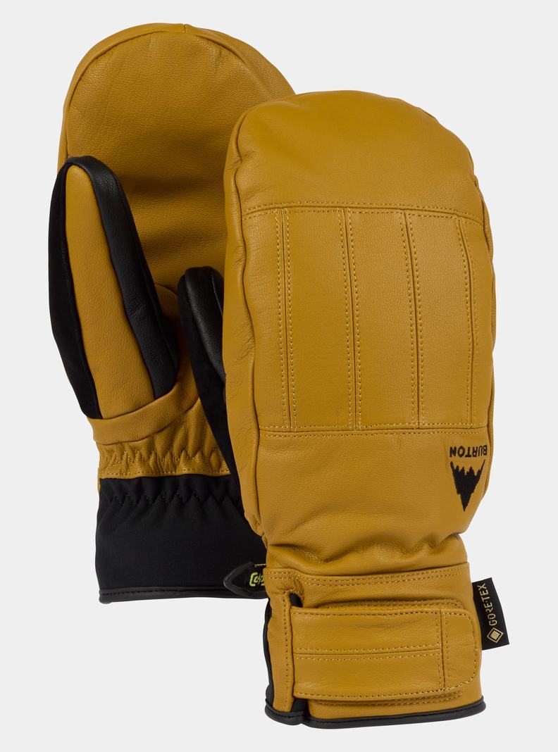 Burton Gondy GORE-TEX Kozene Rukavice Panske Hnede | 70169-YPMS