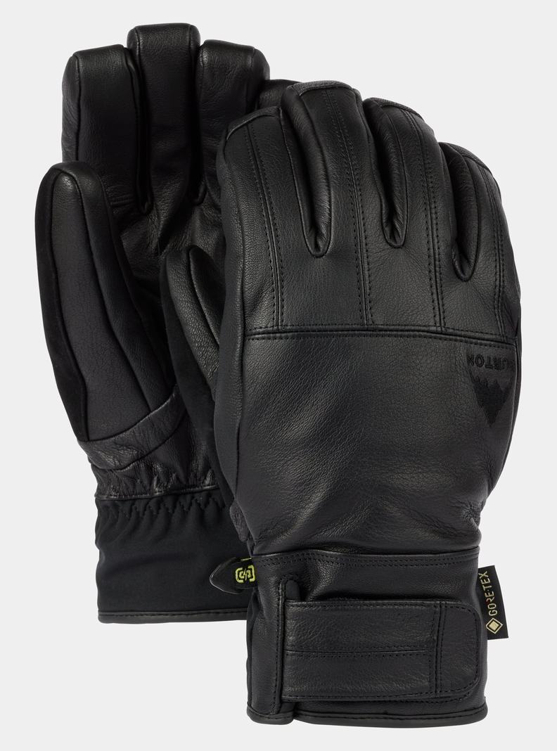 Burton Gondy GORE-TEX Kozene Rukavice Panske Čierne | 84732-VENB