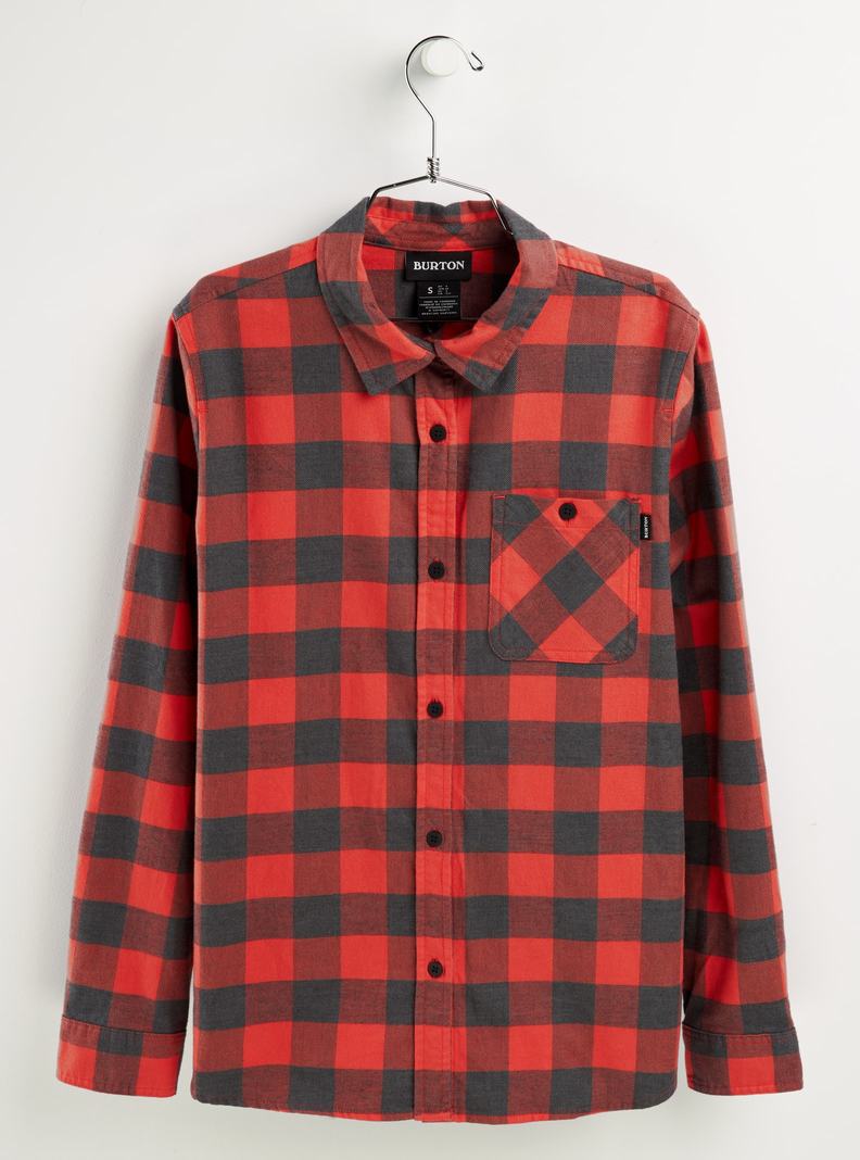 Burton Grace Long Sleeve Flannel Košele Damske Červené | 17650-PNQI