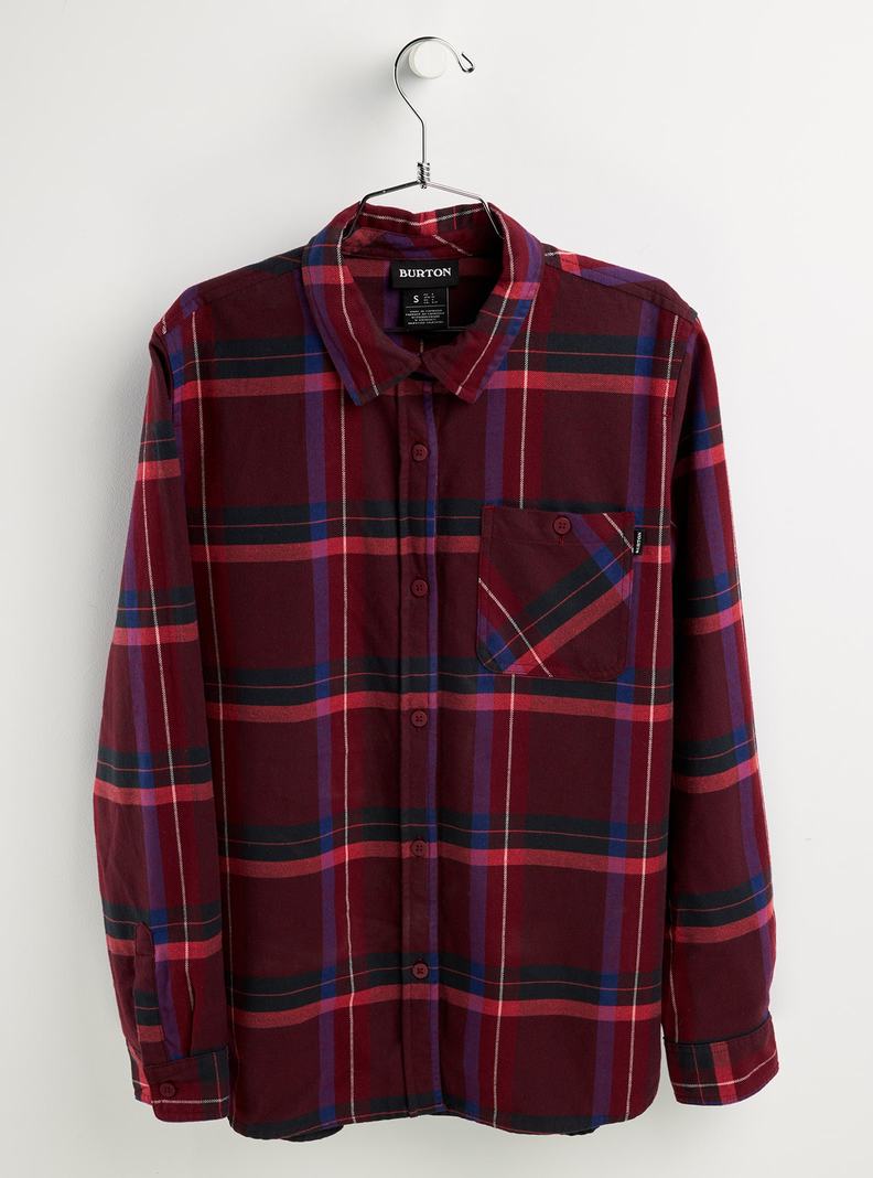 Burton Grace Long Sleeve Flannel Košele Damske Tmavo Červené | 37492-PIKV