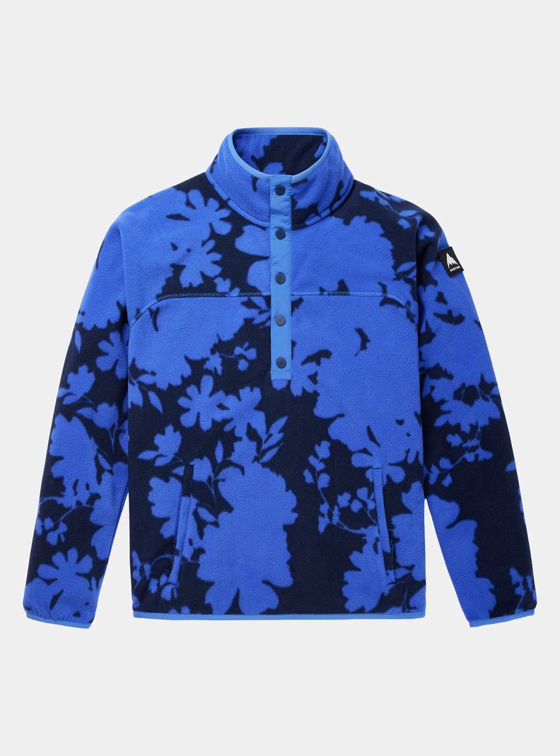Burton Hearth Fleece Pullover Mikina Damske Modre | 72610-DJYF