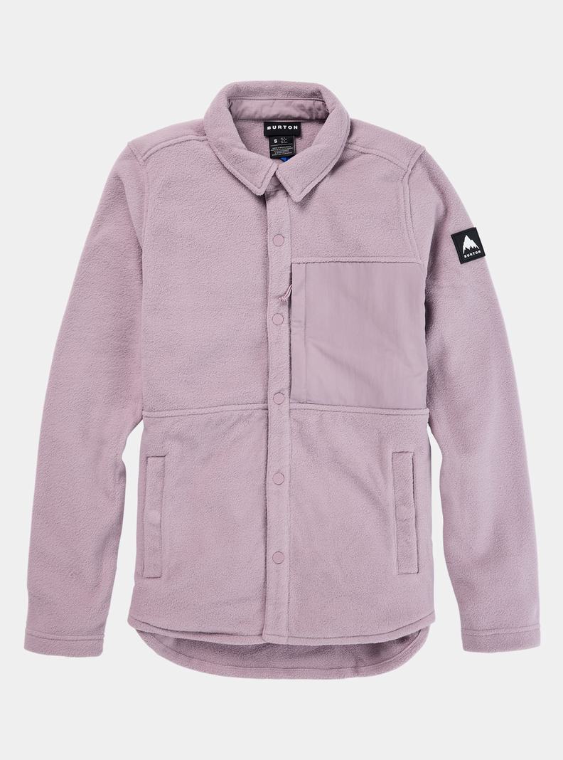 Burton Hearth Snap-Up Fleece Košele Damske Lavendel | 79026-OFDG
