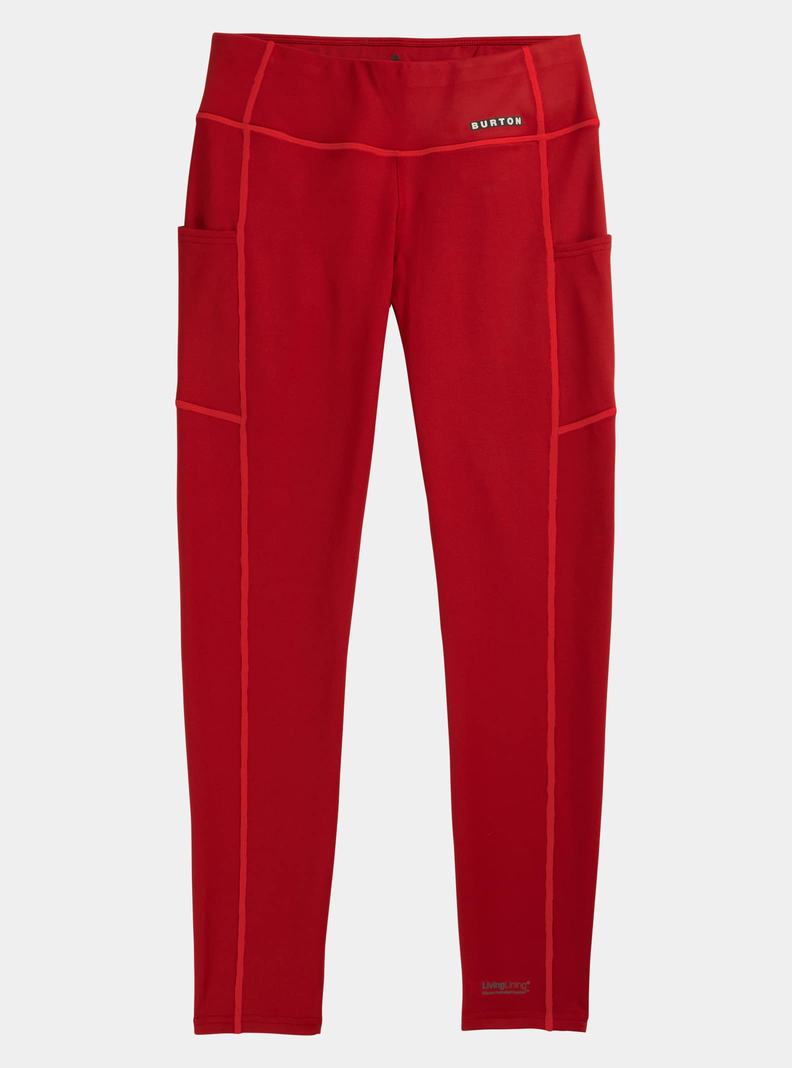 Burton Heavyweight X Base Layer Pants Termoprádlo Damske Červené | 42835-HBQE