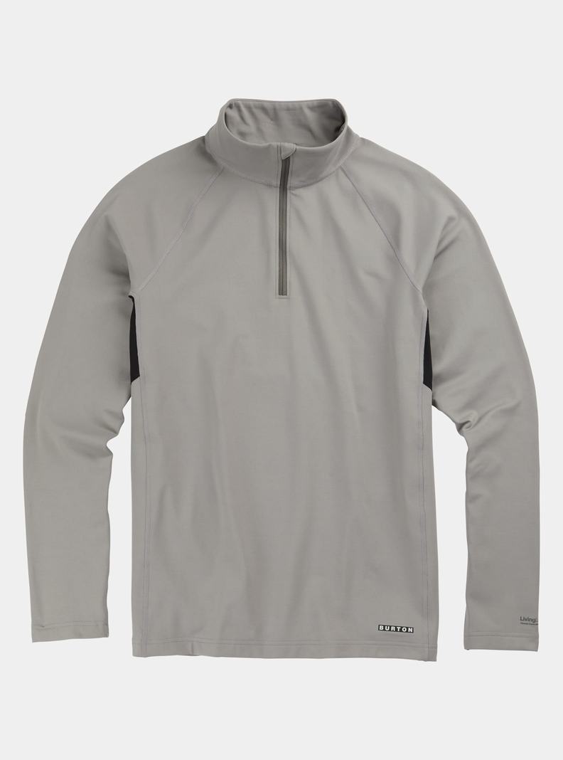 Burton Heavyweight X Base Layer Quarter-Zip Termoprádlo Panske Siva | 04856-YFWP